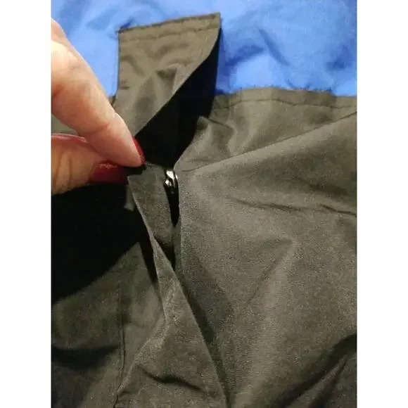 Members Only Men XL Tracksuit Color Block Lined Windbreaker Jacket Hood Vintage - Picture 11 of 16